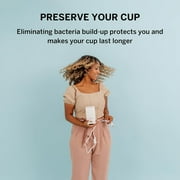 Pixie Menstrual Cup & Disc Boiler Sterilizer - Easily Submerge & Clean Your Period Cup in Boiling Water! Kills 99.9% of Germs with Cleaner Boiling Solution - The Most Soothing Way to Wash Your Cup
