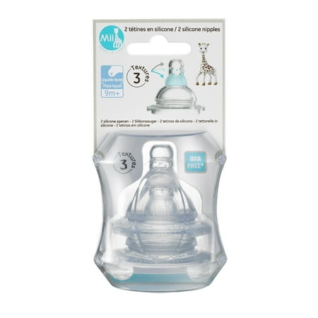 UPC: 3056564505700 | Mii Sophie La Girafe Silicone Nipples – 2 ct