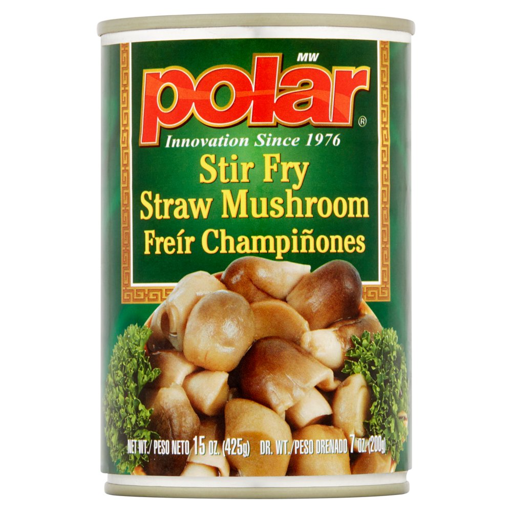 Mw Polar Stir Fry Straw Mushrooms, 15 Oz
