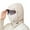 Khaki, variant on Fewfanhot Unisex Winter Ski Mask - Thick Fleece Lined Full Coverage Head & Neck Warmer Windproof Mask for Sports & Cycling