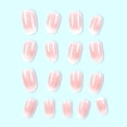 thumbnail image 4 of Uñas postizas cortas con forma de almendra WAFOLOZE de Press on Nails, 24 unidades, 4 of 7
