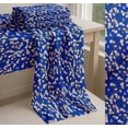 thumbnail image 6 of Soimoi Blue Cotton Poplin Fabric Butterfly,Robin & Cotton Ball Floral Fabric Prints By Yard 56 Inch Wide, 6 of 7