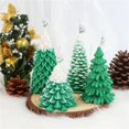 thumbnail image 2 of Santa Claus árbol de Navidad sombrero vela molde de silicona DIY muñeco de nieve fabricación de velas molde de jabón de resina regalos de navidad artesanía decoración del hogar, 2 of 4