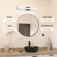 thumbnail image 3 of Maxim 52006BK 36 in. Spec LED Bath Vanity, Black, 3 of 7