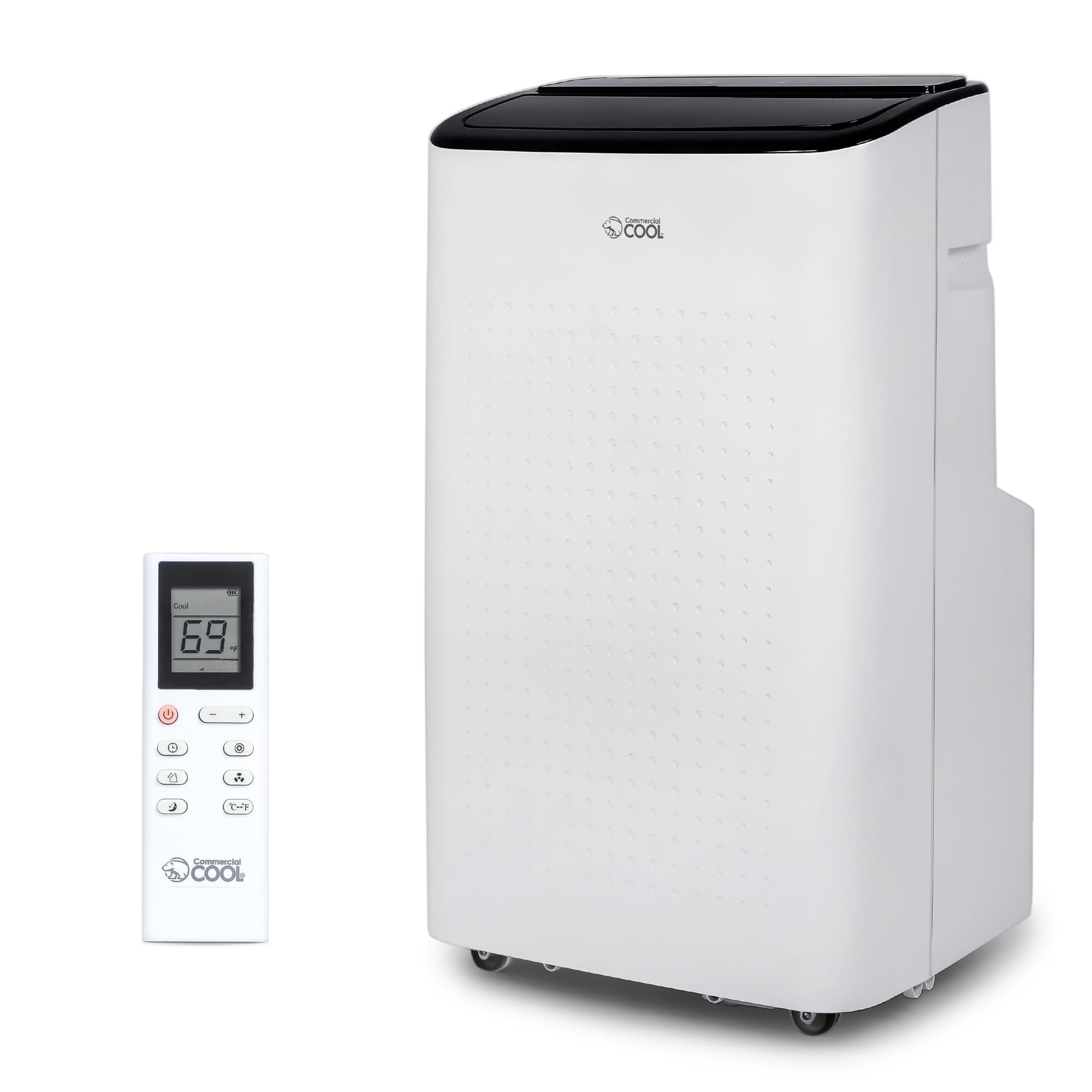 COMMERCIAL COOL Portable Air Conditioner 8,150 BTU SACC/CEC (12,000 BTU  ASHRAE 128) Air Conditioner and Heat Unit with Dehumidifier u0026 Fan, AC Unit  Cools u0026 Heats up to 550 Square feet, White - Walmart.com