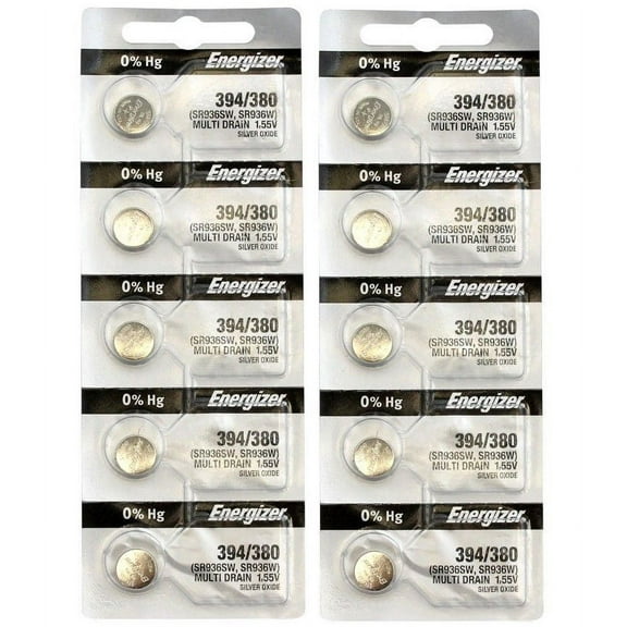 10 394 / 380 Energizer Watch Batteries SR936W SR936SW