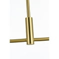 thumbnail image 6 of Living District Nyomi 24" 2-Light Metal/Glass Chandelier in Satin Gold/White, 6 of 7