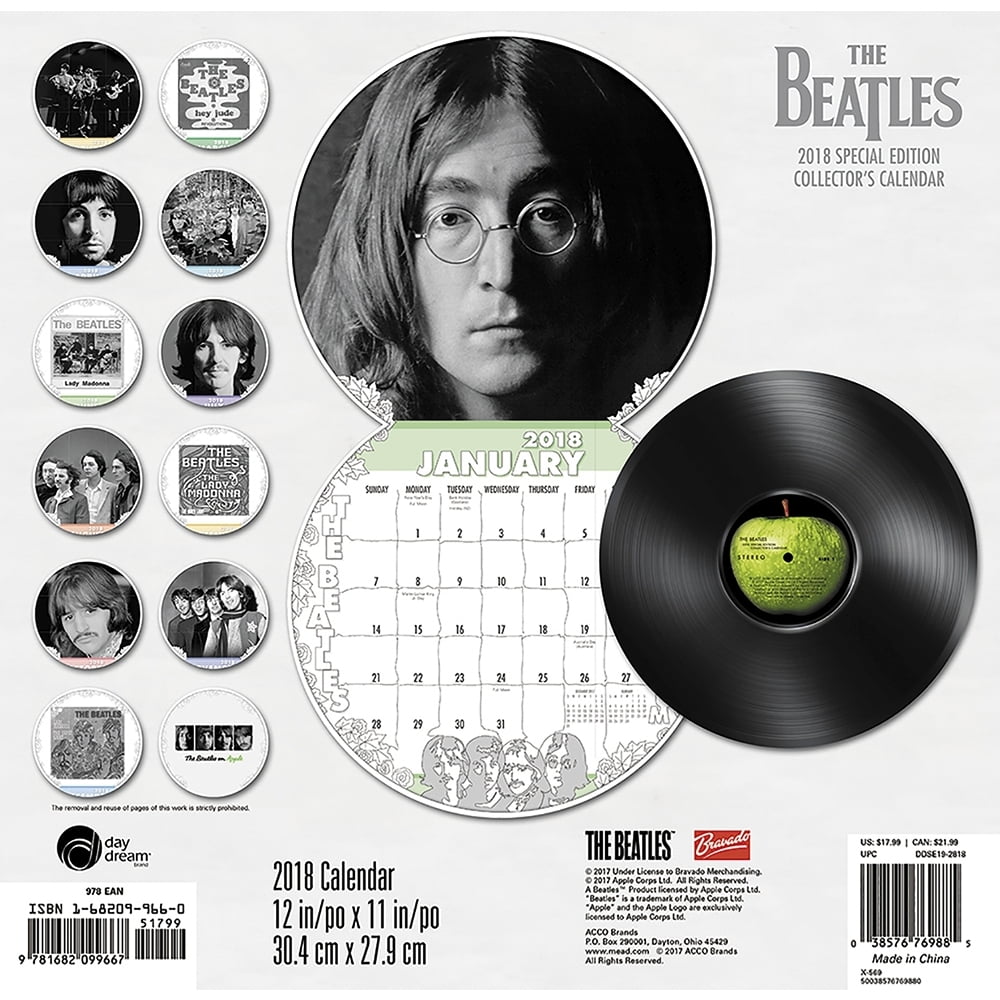 Download 2018 Beatles White Album Wall Calendar Beatles By Acco Brands HD Wallpaper 2018 Beatles White Album Wall Calendar Beatles By Acco Brands For Android