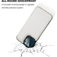 thumbnail image 6 of REQO Compatible with iPhone 12 Pro Max Wallet Case with Card Holder,PU Leather Kickstand Card Slots Case, Double Magnetic Clasp and Durable Shockproof Cover 6.7 Inch(White), 6 of 7
