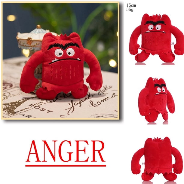 Peluches de felpa para niños, muñecos de peluche adorables de personajes de The Color Monster Emotion, regalo de cumpleaños y Navidad, gran oferta, 2023