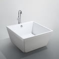 thumbnail image 5 of Bellaterra Home Bologna 47 inch Freestanding Bathtub in Glossy White, 5 of 6