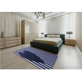 thumbnail image 4 of Ahgly Company Indoor Rectangle Patterned Night Blue Area Rugs, 6' x 9', 4 of 6