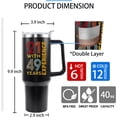 thumbnail image 4 of 70th Birthday Gifts for Men Women 70 Year Old 1954 Birthday Gift Ideas for Dad Mom 40oz Tumbler Cup With Handle, 4 of 6