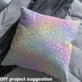 thumbnail image 4 of jejeloiu Cheetah Pattern Fabric by the Yard 2 Yards,Neon Colorful Room Decor Fabric by the Yard,Leopard Print Fabric for Sewing For Girl,Ultra Soft Home Decor, 4 of 6