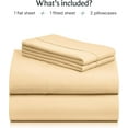 thumbnail image 5 of Luxclub Cooling 4 pc Microfiber Sheet Set, Butter Full- Soft, and Deep Pocketed Comfortable Bed Sheets, 5 of 6