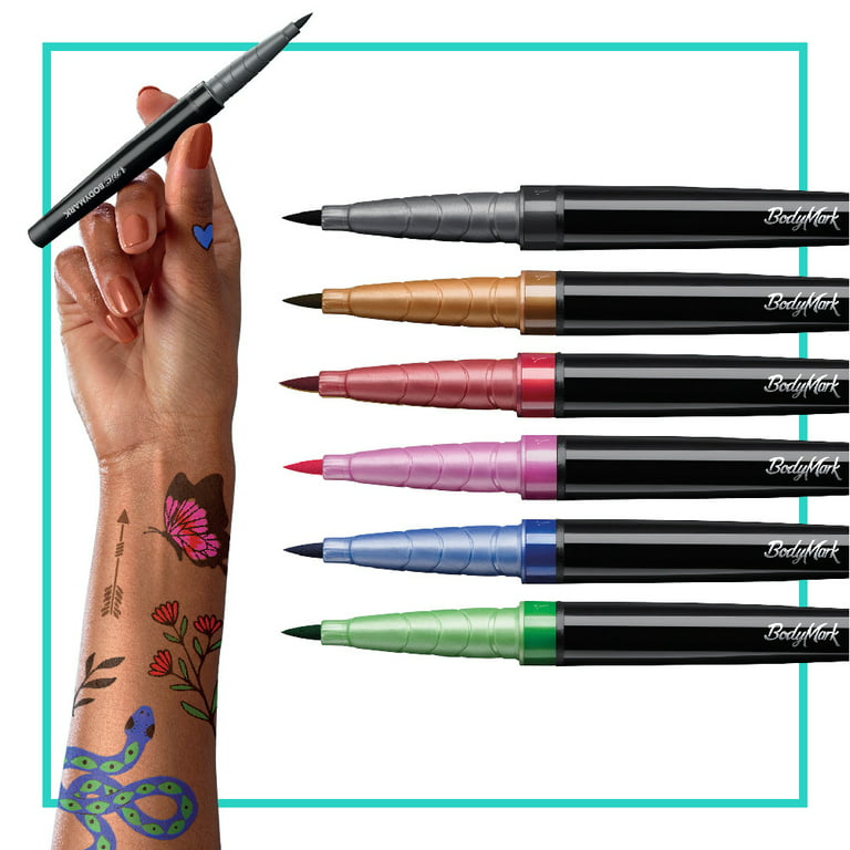 Body Paint Marker 10 Colors Temporary Tattoo Skin Paint Pens Washable Body  Art Marker Color Markers Set - AliExpress