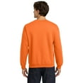 thumbnail image 7 of JERZEES Men's Crewneck Hi Vis Safety Orange Sweatshirt, 2-Pack, Long Sleeve Pullover Workwear, 3XL, 7 of 7