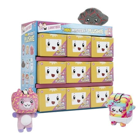 LankyBox Mini Mystery Plush, Series 2, Collectible Blind Box , Officially Licensed LankyBox Merch, Ages 3 and up