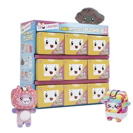 LankyBox Mini Mystery Plush, Series 2, Collectible Blind Box Mini Plush, Officially Licensed LankyBox Merch, Ages 3 and Up, One 6 Inch Plush in a Mystery Box