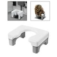 thumbnail image 4 of Squatting Toilet Stool Chairs , Widen Panel Stable Washable Mobile Non Slip Potty Chairs for Bathroom indoor and outdoor Toilet Travel Hotel , Kids Use Gray, 4 of 7