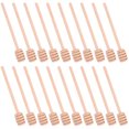 thumbnail image 4 of 25 agitadores de madera para mezclar miel, varillas para miel domésticas y varillas para mezclar café., 4 of 6