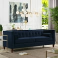 thumbnail image 3 of Jack Tufted Tuxedo Sofa Double Cushion, Dark Navy Blue, 3 of 16