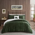 thumbnail image 6 of Bed Sets King Plush to Sherpa Down Alternative Comforter Set,Comforter Sets, 6 of 10