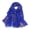 Blue, variant on DailyChi Summer Sales Under $ 3 Women Embroidery Floral Printed Chiffon Scarf Lightweight Spring Summer Fashion Wrap Shawl