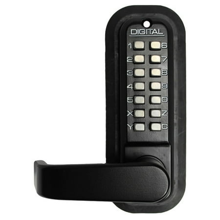 Lockey USA 2835 Passage Door Lever with Double Combination Mechanical Keyless Lock
