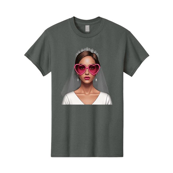 Bride-Portrait Mens Graphic Tee, 100% Cotton, Casual Summer Wear BAA226