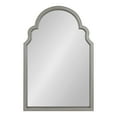 thumbnail image 6 of Kate and Laurel Hogan Wooden Arched Wall Mirror, 24 x 36, Silver, Vintage Glam Moroccan Arch Wood Mirror with Unique Scalloped Corners and Modern Shape, 6 of 8