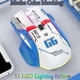 thumbnail image 2 of G6 Wireless Gaming Mouse, Bluetooth Mouse, 3-Mode Connection, Diverting Design, 12 Keys, 11 RGB Lighting, 2 of 5