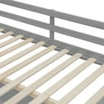 thumbnail image 4 of Mirightone Full Loft Bed with Desk and Storage, Wood Loft Bed with Stairs, Wardrobe, Light Strip, Full Bed Frame for Adults Teens, Gray, 4 of 8