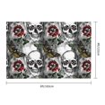 thumbnail image 3 of Kll Skulls Roses Flag 4x6 Ft Parade Party Flag Outdoor Flag Decorative Flag Banner Flags Garden Flag Home House Flags, 3 of 7