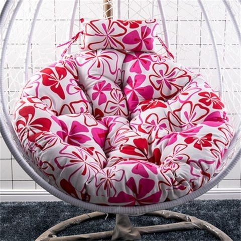Cojín de asiento de cesta colgante de columpio, almohadilla de Silla de huevo suave para jardín, interior, balcón al aire libre, cojín de Silla mecedora (sin Silla), nuevo Fivean unisex