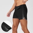 thumbnail image 2 of Kovlvoll Workout Shorts for Men Drawstring Elastic Waist Summer Lightweight Casual Running Exercise Short Pants, 2 of 7