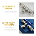 thumbnail image 4 of 2pcs Fashion Vintage Safety Pin Clips Wraps Crafting Pin Alloy Brooch Pin for Sweater, 4 of 8