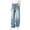 N8-Blue, variant on CAUYDY Teen Girls Elastic Waist Jeans Washed Denim Wide Leg Baggy Heart Print Pants for Girls Back to School Wear Sizes 13-14 Years