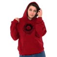 thumbnail image 3 of Whale Compass Free Spirit Animal Hoodie Sweatshirt Women Brisco Brands M, 3 of 6