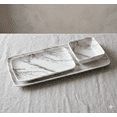thumbnail image 4 of Juego de Bandejas 3 Pzas de Porcelana Resistente 26x11x5cm - Crown Baccara, 4 of 5