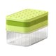 thumbnail image 3 of Bandeja para cubitos de hielo 2 en 1, molde multifuncional de silicona para hacer palitos de hielo con caja de almacenamiento, color verde, 3 of 10