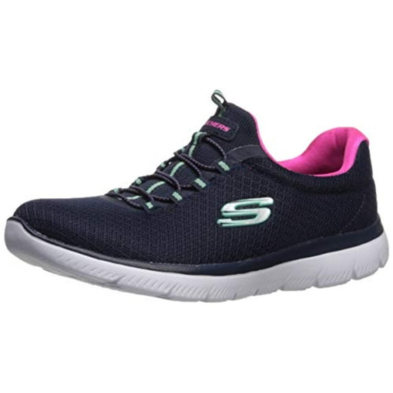 Skechers Women's Sport Summits Mesh Slip-on Bungee Comfort Athletic Sneaker (Wide Widths Available)