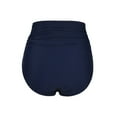 thumbnail image 5 of Mycoco Women's High Waisted Bikini Bottom Bathing Suit Brief Shirred Swim Bottom, 5 of 5