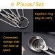 thumbnail image 5 of Juego de 5 Cucharas medidoras de acero inoxidable Matsuzay, 5 of 6