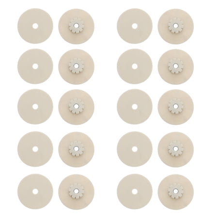 Uonlytech 10Sets Bird Cage Nut and Washer Set Beige for Parrot Perch Mounting and Small Animal Breeding Boxes