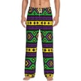 thumbnail image 2 of Lsque Carnival Mardi Gras Print Men's Pajama Pants, Lounge Pant - Comfortable Home Wear,Elastic Waistband, Stylish Design-X-Large, 2 of 9