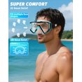 thumbnail image 3 of Set de Snorkel Greatever Pano con Máscara para Adultos de 3 Ventanas Anti-vaho, 3 of 7
