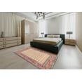thumbnail image 5 of Ahgly Company Machine Washable Indoor Square Traditional Copper Red Pink Area Rugs, 3' Square, 5 of 7