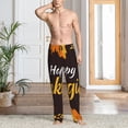 thumbnail image 2 of Balery Happy Thanksgiving 1 Pantalones de pijama para hombre, pijama ultraligero, pantalón de descanso-Small, 2 of 6
