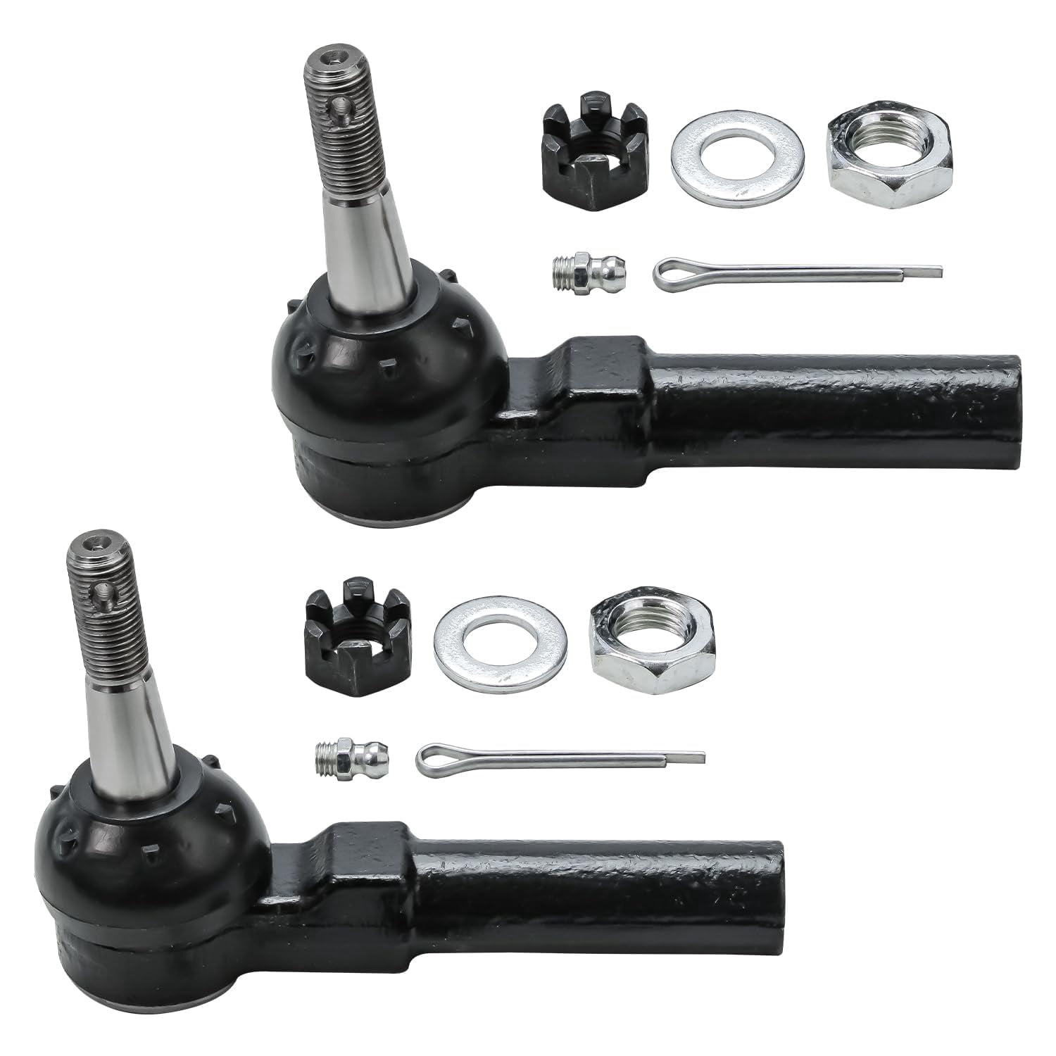 Detroit Axle - Rack and Pinion Kit for 2006-2011 Chevrolet Impala 2006-2007 Monte Carlo, Rack and Pinion Power Steering Pump with Pulley and Reservoir Outer Tie Rods